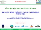 Bài giảng Tập huấn trồng ca cao bài 4: Sâu bệnh trên cây ca cao và biện pháp phòng trừ