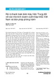 Rủi ro thanh toán biên mậu Việt - Trung đối với các nhà kinh doanh xuất nhập khẩu Việt Nam và biện pháp phòng tránh