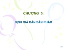 Bài giảng Kế toán quản trị: Chương 5 - Trường ĐH Bách khoa Hà Nội