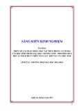 Sáng kiến kinh nghiệm THPT: Thiết kế các hoạt động học tập theo phong cách học của học sinh trong dạy học chương Nitơ-Photpho (Hóa học 11) nhằm phát triển năng lực hợp tác của học sinh