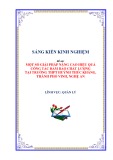 Sáng kiến kinh nghiệm THPT: Một số giải pháp nâng cao hiệu quả công tác đảm bảo chất lượng tại Trường trung học phổ thông Huỳnh Thúc Kháng, Thành phố Vinh, Nghệ An