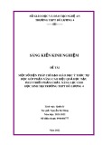 Sáng kiến kinh nghiệm THPT: Một số biện pháp chỉ đạo giáo dục ý thức tự học góp phần nâng cao hiệu quả học tập, phát triển phẩm chất, năng lực cho học sinh tại trường THPT Đô Lương 4