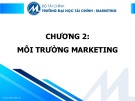 Bài giảng Nguyên lý marketing - Chương 2: Môi trường marketing (Trường ĐH Tài chính - Marketing)