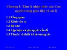 Bài giảng Tương tác người máy: Chương 1 - Tâm lý nhận thức của con người trong giao tiếp và xử lý