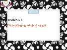 Bài giảng Kinh tế học quốc tế: Chương 6 - Đoàn Hải Anh