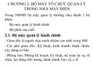 Bài giảng Kinh tế vận hành hệ thống: Chương 2 - Bộ máy tổ chức quản lý trong nhà máy điện