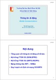 Bài giảng Thông tin di động: Tổng quan về thông tin di động số tế bào - TS. Đỗ Trọng Tuấn