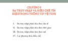 Bài giảng Thông tin vệ tinh: Chương 5 - Đa truy nhập và điều chế tín hiệu trong thông tin vệ tinh