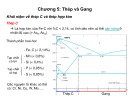 Bài giảng Vật liệu học: Chương 5 - Thép và gang