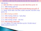 Bài giảng Kinh doanh thương mại quốc tế: Chương 2 - Trần Văn Hòe