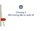 Bài giảng Kinh tế đầu tư quốc tế - Chương 3: Môi trường đầu tư quốc tế