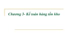 Bài giảng Kế toán tài chính Việt Nam 1 - Chương 3: Kế toán hàng tồn kho (Năm 2022)