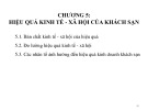 Bài giảng Kinh tế khách sạn - Chương 5: Hiệu quả kinh tế - xã hội của khách sạn