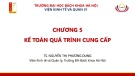 Bài giảng Nguyên lý kế toán: Chương 5 - TS. Nguyễn Thị Phương Dung
