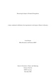 Master's thesis of Business: Measuring the impact of financial deregulation
