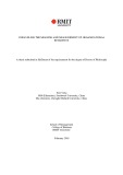Doctoral thesis of Philosophy: Unraveling the meaning and measurement of organizational resilience