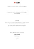 Doctoral thesis of Philosophy: Essays on financial inclusion, poverty and inequality