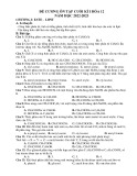 Đề cương ôn tập học kì 1 môn Hóa học lớp 12 năm 2022-2023 - Trường THPT Ngô Quyền, Thái Nguyên