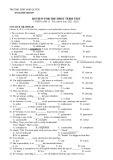 Đề cương ôn tập học kì 1 môn Tiếng Anh lớp 12 năm 2022-2023 - Trường THPT Ngô Quyền, Thái Nguyên