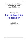 Hướng dẫn lập kế hoạch xã an toàn hơn