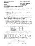 Đề thi kết thúc học phần Xác suất thống kê năm 2018 - Đề số 3 (22/12/2018)