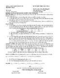 Đề thi kết thúc học phần Xác suất thống kê năm 2018 - Đề số 4 (28/12/2018)
