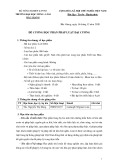 Đề cương học phần Pháp luật đại cương