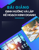 Bài giảng Định hướng và lập kế hoạch kinh doanh