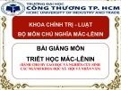 Bài giảng Triết học Mác - Lênin: Chương 4 - Nhận thức luận (Dành cho học viên cao học và nghiên cứu sinh các ngành Khoa học xã hội và nhân văn)