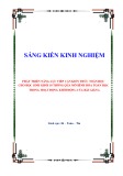Sáng kiến kinh nghiệm THPT: Phát triển năng lực tiếp cận kiến thức toán học cho học sinh khối 10 thông qua mô hình hóa toán học trong hoạt động khởi động của bài giảng