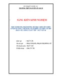 Sáng kiến kinh nghiệm THPT: Một số phương pháp hướng dẫn học sinh lớp 10 rèn luyện kỹ năng Viết báo cáo nghiên cứu một vấn đề (Bài 4 Sức sống của Sử thi - Ngữ văn 10)