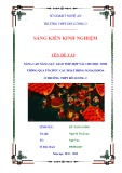 Sáng kiến kinh nghiệm THPT: Nâng cao năng lực giao tiếp hợp tác cho học sinh thông qua tổ chức các hoạt động ngoại khóa ở trường THPT Đô Lương 2