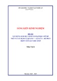 Sáng kiến kinh nghiệm THPT: Vận dụng giáo dục STEM vào dạy học chủ đề Mắt và các dụng cụ quang – Vật lý 11 – để phát triển năng lực học sinh