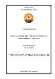 Tóm tắt Luận văn Thạc sĩ Luật kinh tế: Chống lẩn tránh biện pháp tự vệ thương mại theo pháp luật Việt Nam