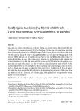 Tác động của truyền miệng điện tử (eWOM) đến ý định mua hàng trực tuyến của thế hệ Z tại Đà Nẵng