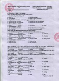 Đề thi giữa học kì 1 môn Tiếng Anh lớp 7 năm 2023-2024 - Trường THPT Nguyễn Bỉnh Khiêm, Long Biên