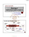 Bài giảng Quản lý sản xuất: Chương 4 - PGS. TS. Lê Ngọc Quỳnh Lam
