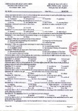 Đề thi giữa học kì 2 môn Tiếng Anh lớp 9 năm 2023-2024 có đáp án - Trường THCS Ngọc Lâm, Long Biên