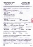 Đề thi giữa học kì 2 môn Tiếng Anh lớp 6 năm 2023-2024 có đáp án - Trường THCS Ngọc Lâm, Long Biên