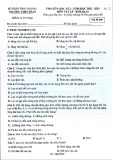 Đề thi giữa học kì 2 môn Vật lí lớp 10 năm 2023-2024 - Trường THPT Dĩ An, Bình Dương