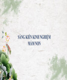 Sáng kiến kinh nghiệm Mầm non: Một số biện pháp giáo dục trẻ tự kỷ, tăng động, giảm chú ý trong trường mầm non