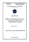 Tóm tắt Luận án Tiến sĩ Công nghệ sinh học: Nghiên cứu tính đa hình của một số gen mã hóa enzyme chống oxy hóa trên bệnh nhân vô sinh nam