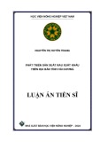 Luận án Tiến sĩ Kinh tế phát triển: Phát triển sản xuất rau xuất khẩu trên địa bàn tỉnh Hải Dương