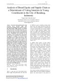Analysis of brand equity and supply chain as a determinant of voting intention in young constituents in the City of Bandung, Indonesia