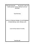 Luận văn Thạc sĩ Quản lý văn hóa: Quản lý lễ hội Ok om bok của người Khmer ở thành phố Bạc Liêu, tỉnh Bạc Liêu