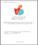 Luận văn Thạc sĩ Quản trị nhân lực: Phát triển đội ngũ nhân viên kỹ thuật tại Công ty Cổ phần Đầu tư và Phát triển Công nghệ NTD