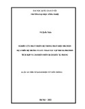Luận án Tiến sĩ Điện tử viễn thông: Nghiên cứu phát triển hệ thống phát hiện protein dựa trên hệ thống vi lưu thao tác tập trung protein tích hợp vi cảm biến miễn dịch kiểu tụ phẳng