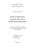 Luận án tiến sĩ Công nghệ thông tin: Đánh giá hiệu năng bảo mật tầng vật lý trong mạng không dây
