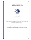 Luận văn Thạc sĩ Công nghệ thông tin: Phân tích quan điểm trong lĩnh vực thức ăn trẻ em sử dụng kỹ thuật học máy