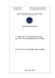 Luận văn Thạc sĩ Sinh học thực nghiệm: Điều chế và xác định đặc tính xúc tác của fucoidanase tái tổ hợp